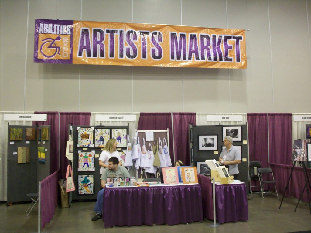 Artist Market Art Spark Texas booth