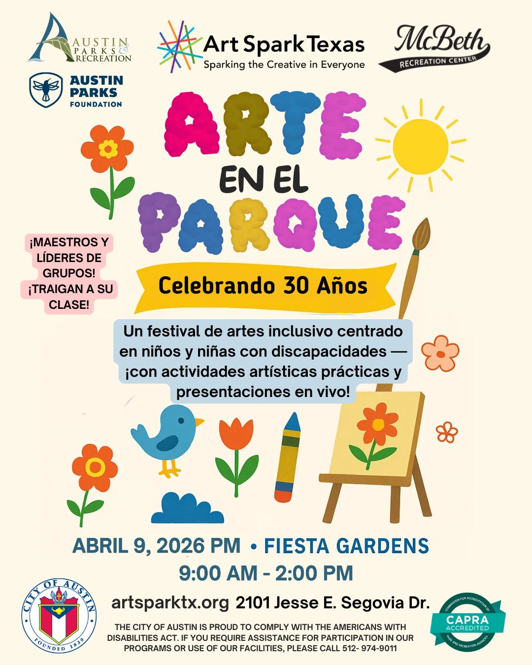 Arte en El Parque Celebrando 30 Años
