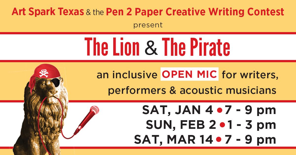 The Lion and the Pirate Open Mic