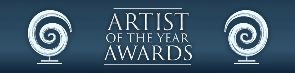 Artist of the year banner logo