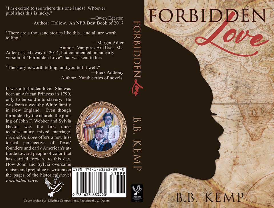 Forbidden Love novel by B.B. Kemp front and back