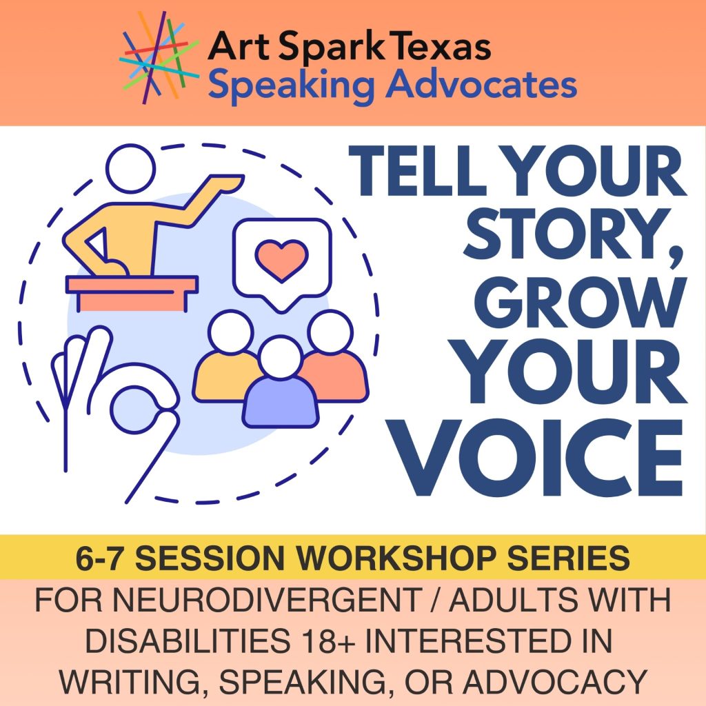 Speaking Advocates Program at Art Spark Texas