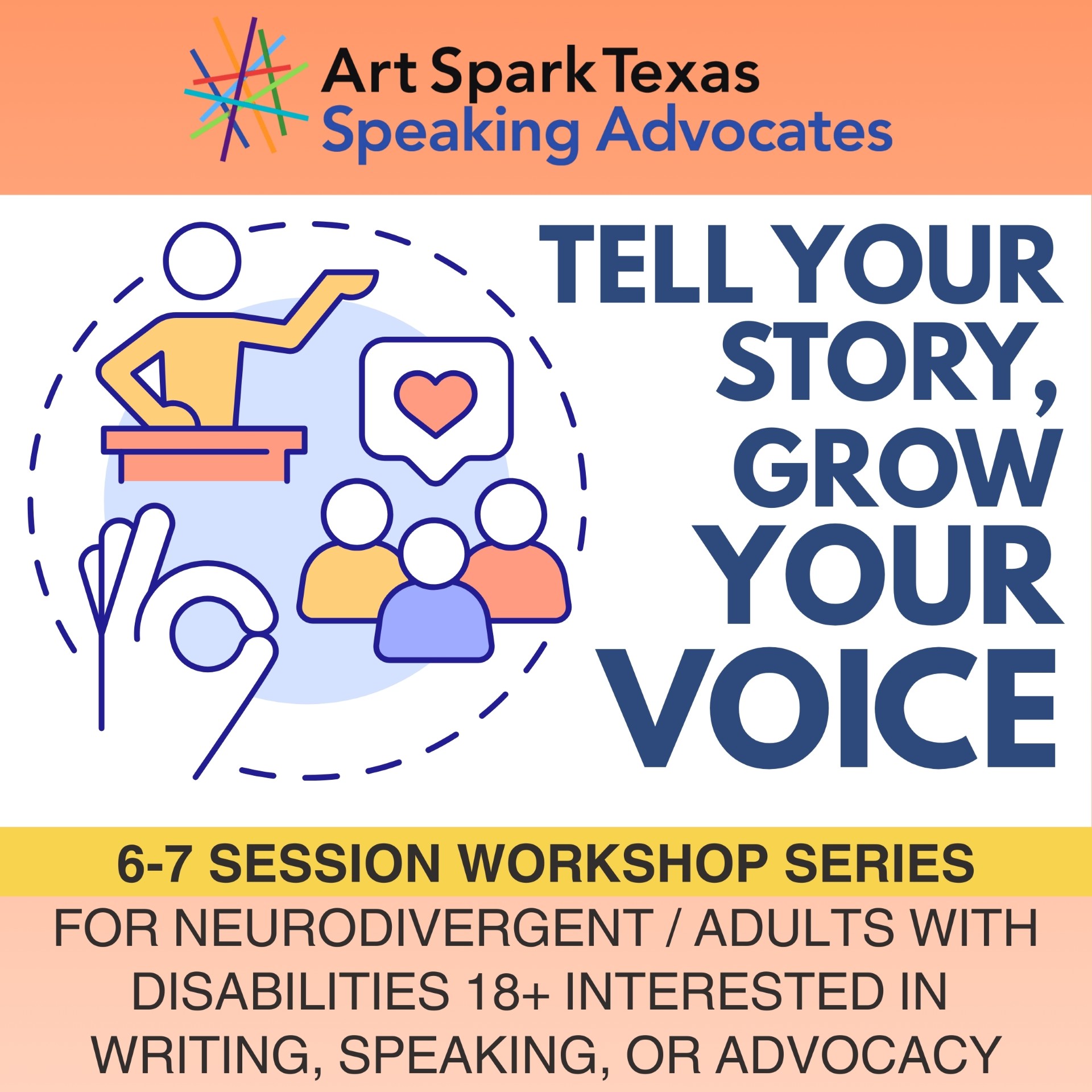 Speaking Advocates Program at Art Spark Texas