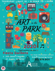 Art in the Park poster