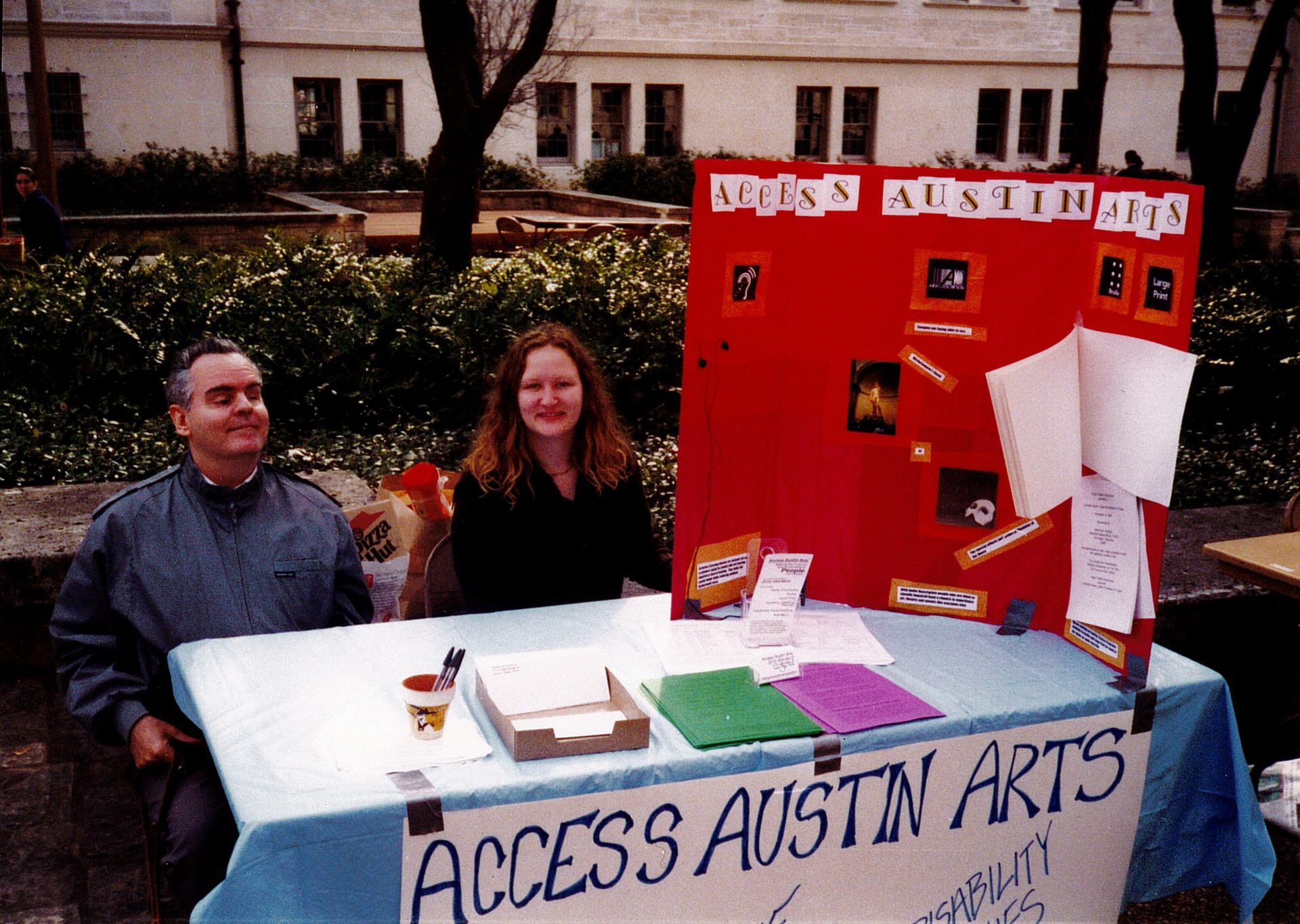 Audley Blackburn and April Sullivan UT Mall