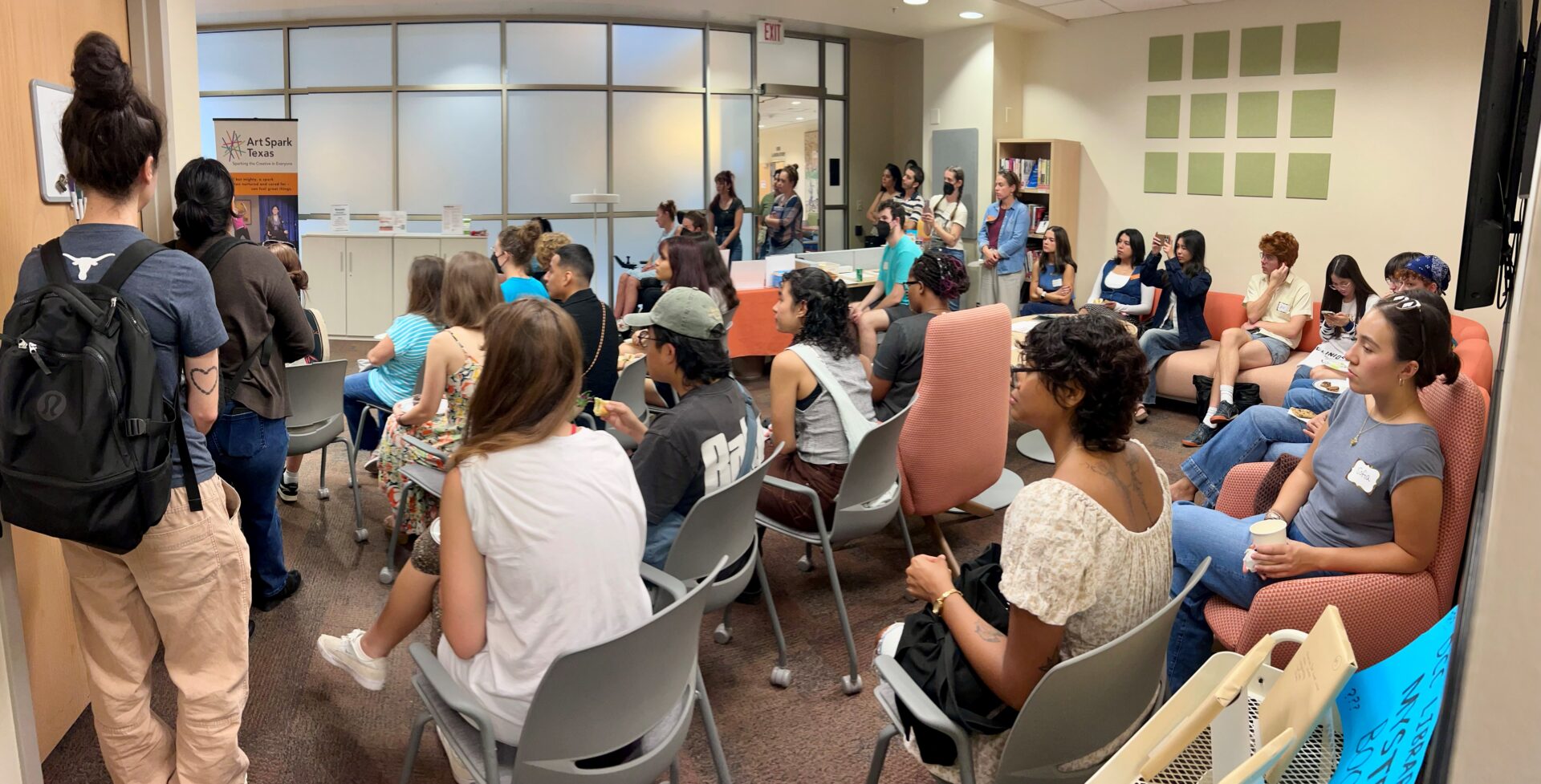 The Disability Cultural Center at the University of Texas for the inaugural art show and artist talk with Rachel Salcido