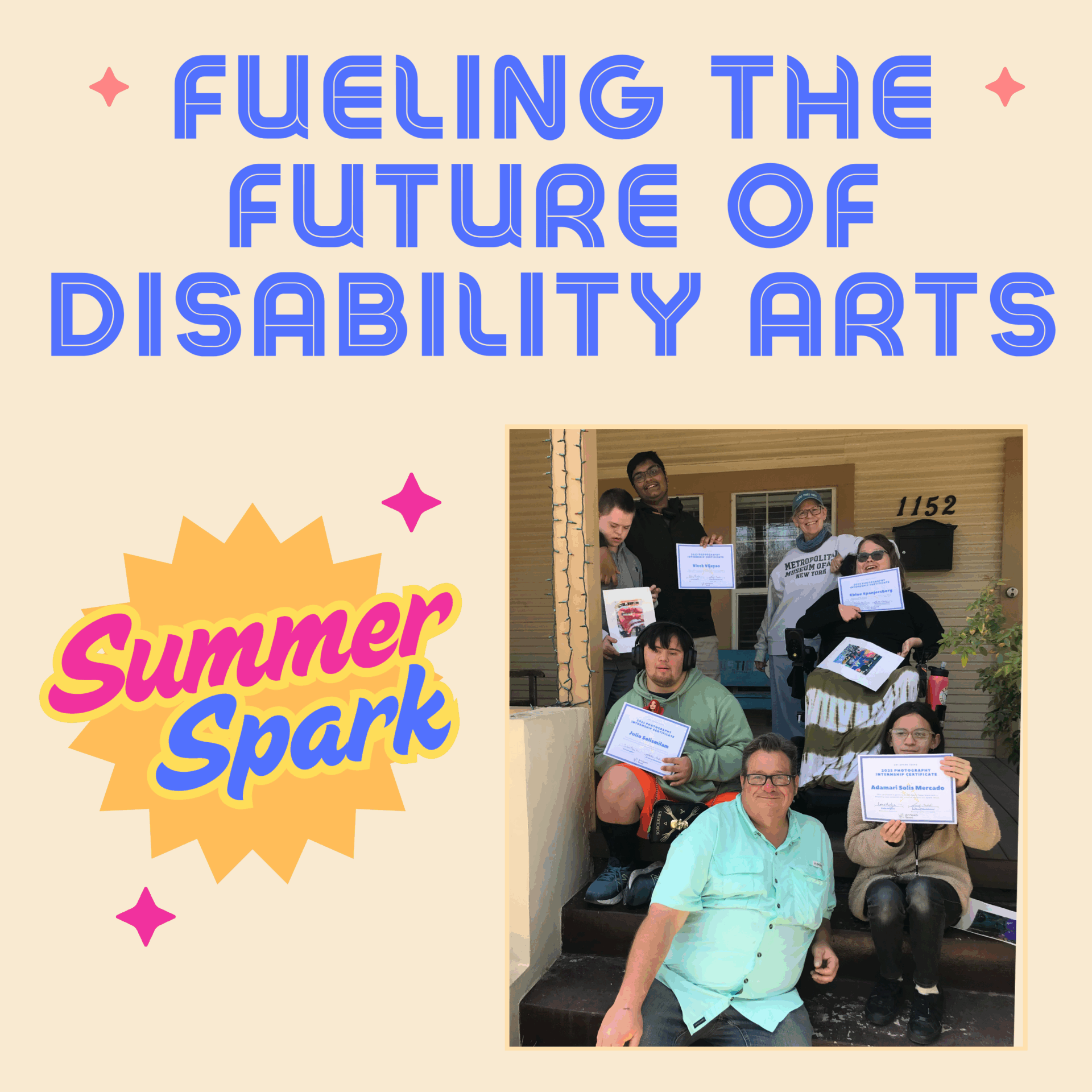 Art Spark Texas Summer Spark Fundraiser Campaign to fund their needs assessment research about the needs of young artists with disabilities.