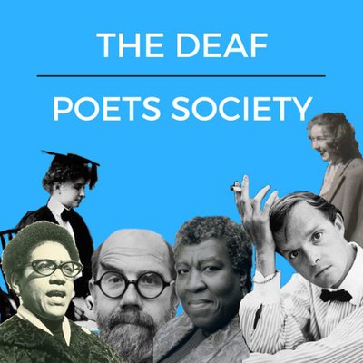 headshots of famous deaf writers