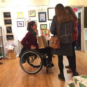 women shop at VSA holiday show