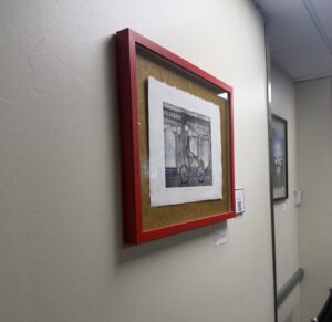 Lydia Tran art at Vision and Valor Texas Women's Veteran Art Exhibit at the Austin-Bergstrom International Airport