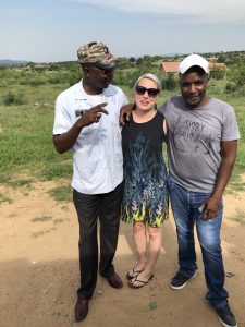 My two best friends and me in 2020, when we went to visit them. Left to right Thibedi Phalane, Silva Laukkanen and Thaba Lesailane 
