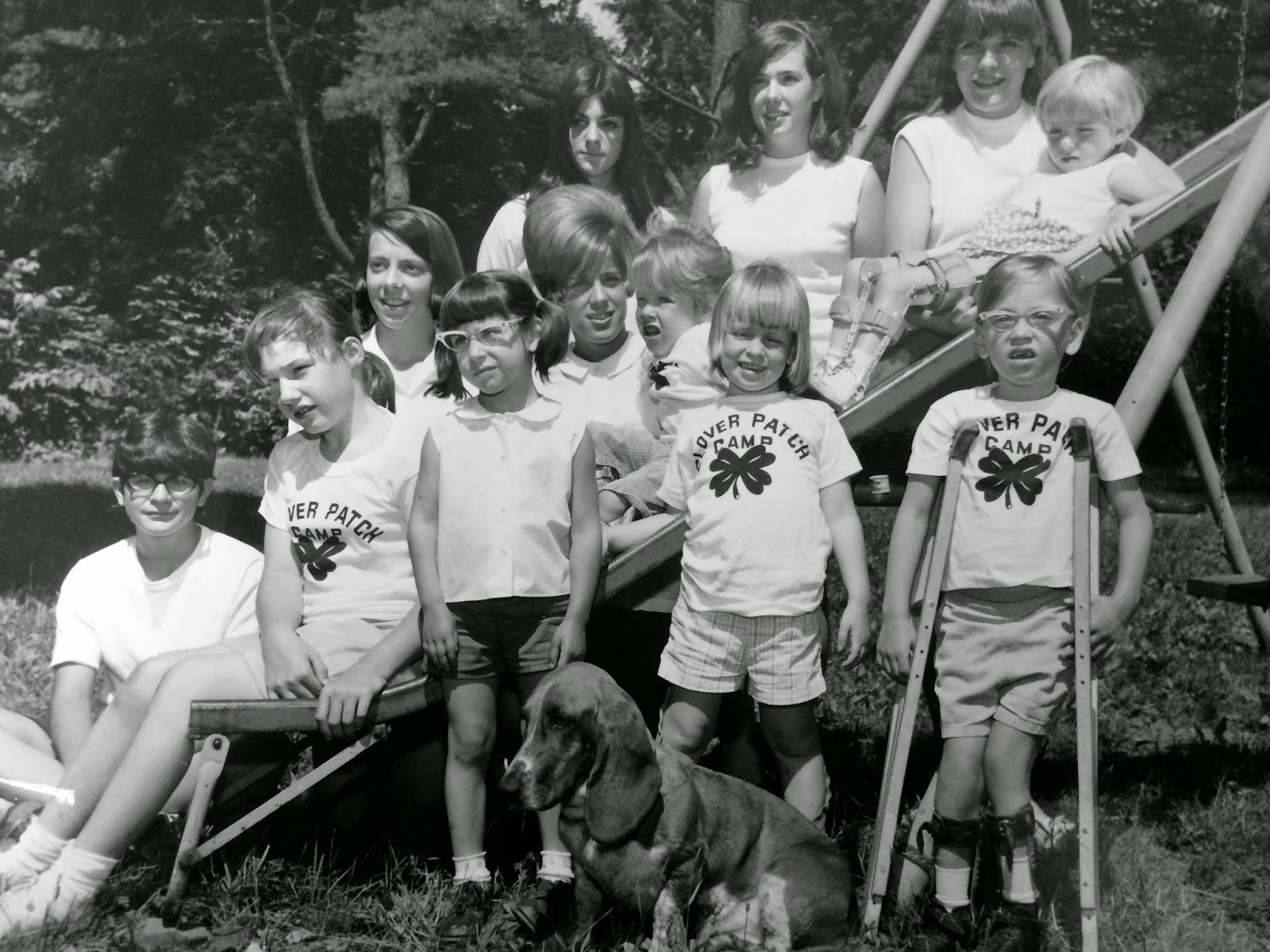 Celia Hughes in the 1970s working with youth with disabilities in the arts