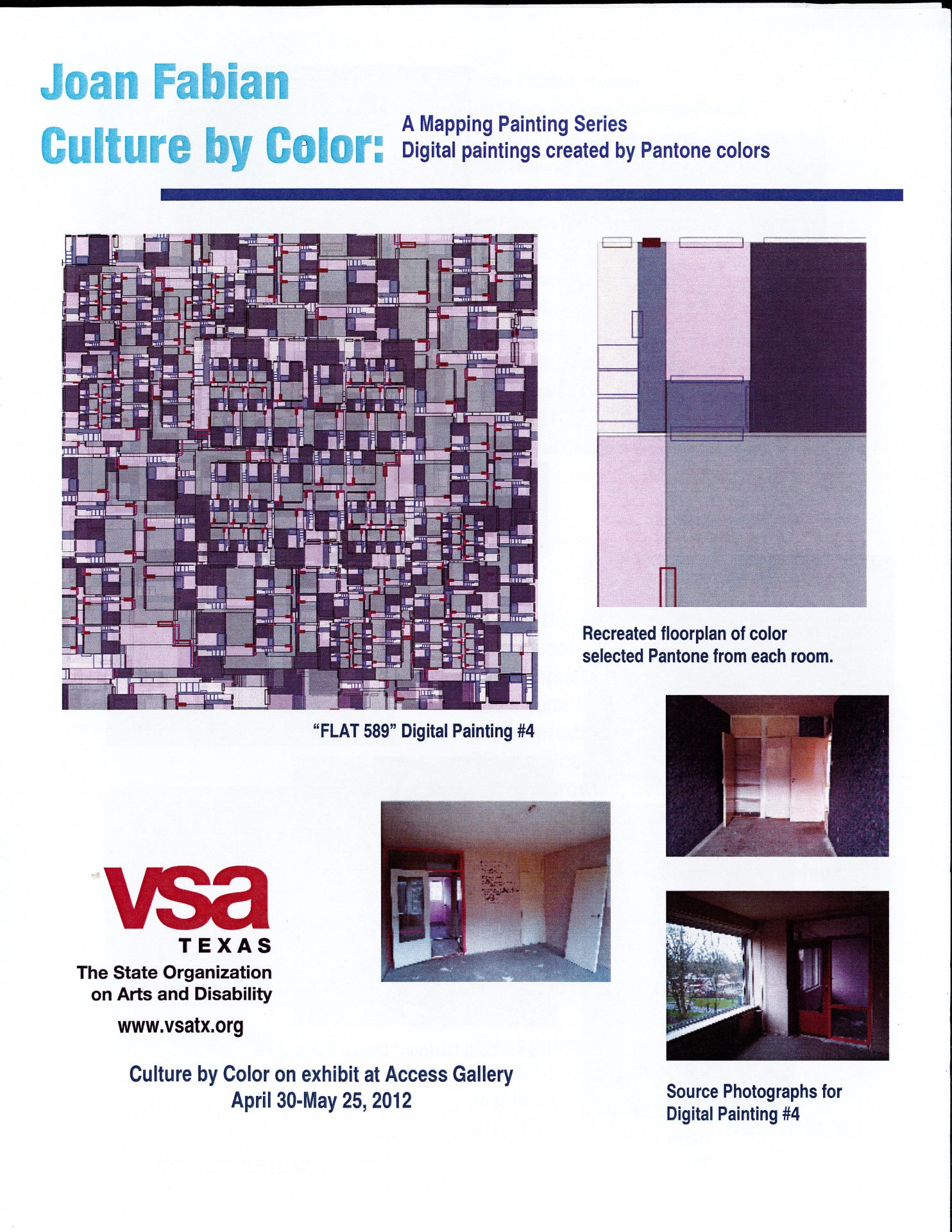 Joan Fabian Artworks with VSA Texas, now Art Spark Texas