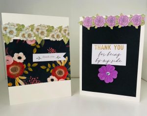 two greeting cards.
