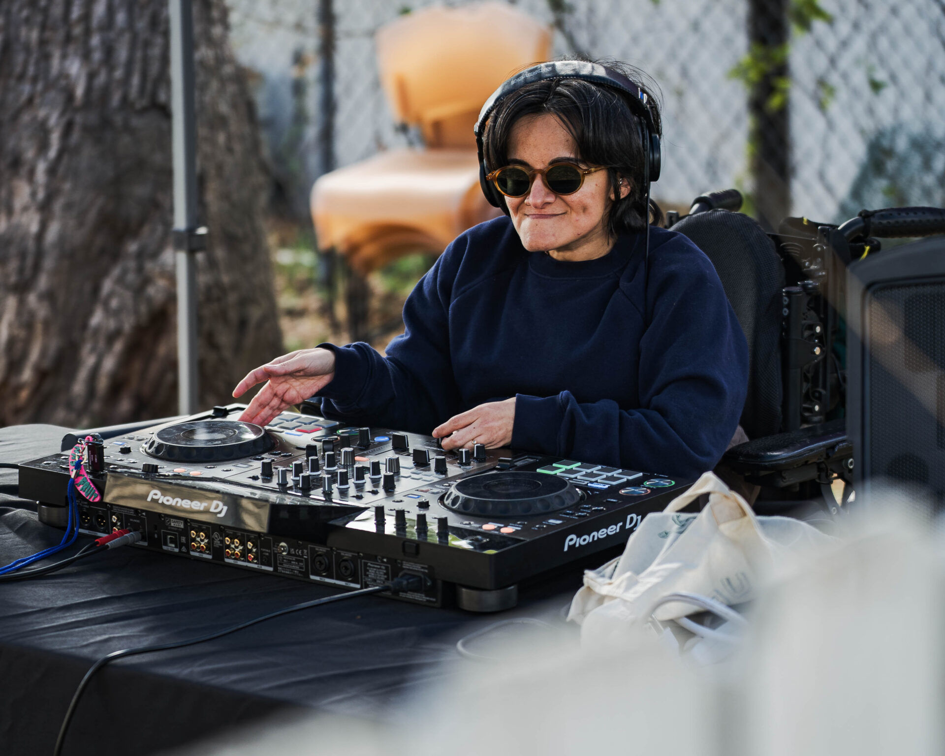 DJ Veneer at Beyond Art Market from Art Spark Texas in East Austin, Texas