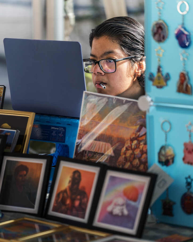 Rachel Salcido at Beyond Art Market