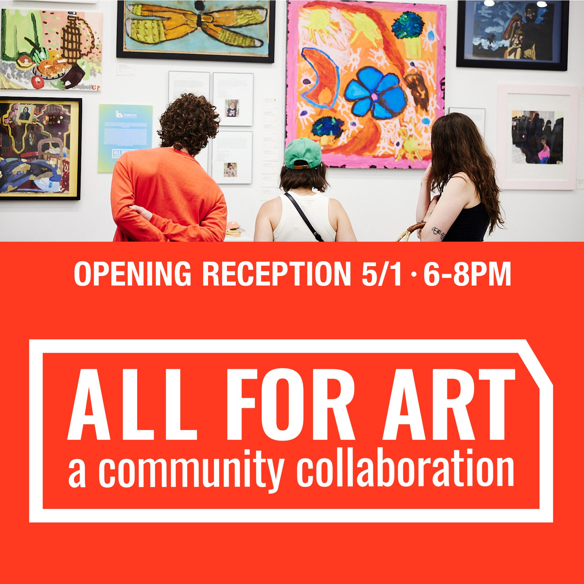 All for Art - a community art show at Imagine Art in East Austin, Texas