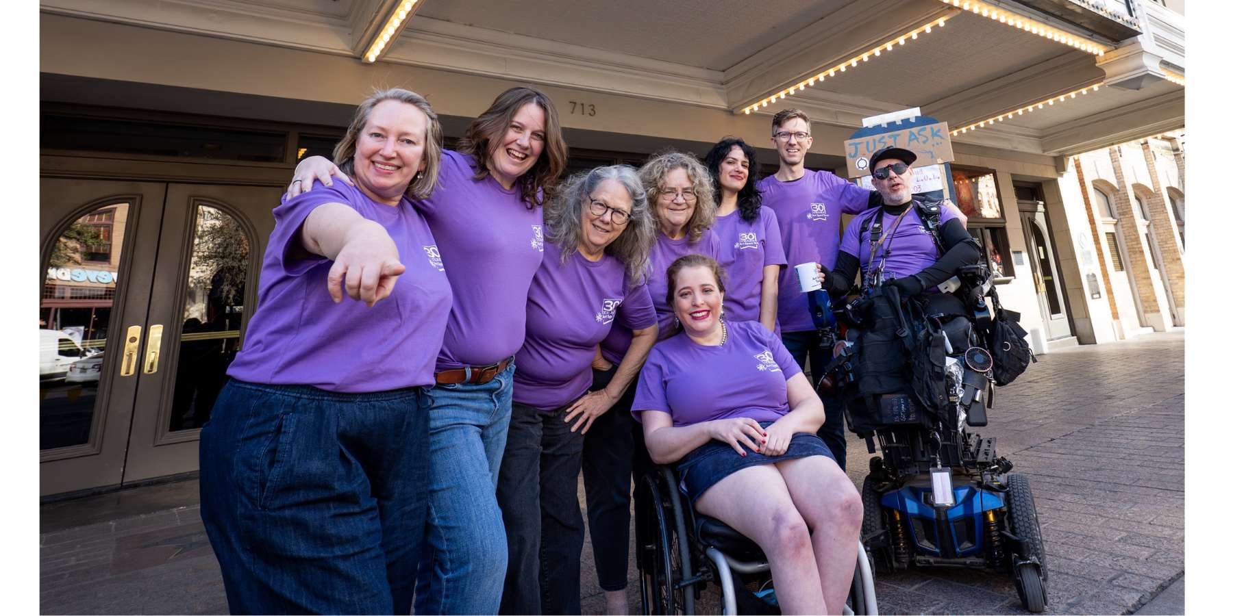 Art Spark Texas team for the 30th Anniversary at Paramount Theatre