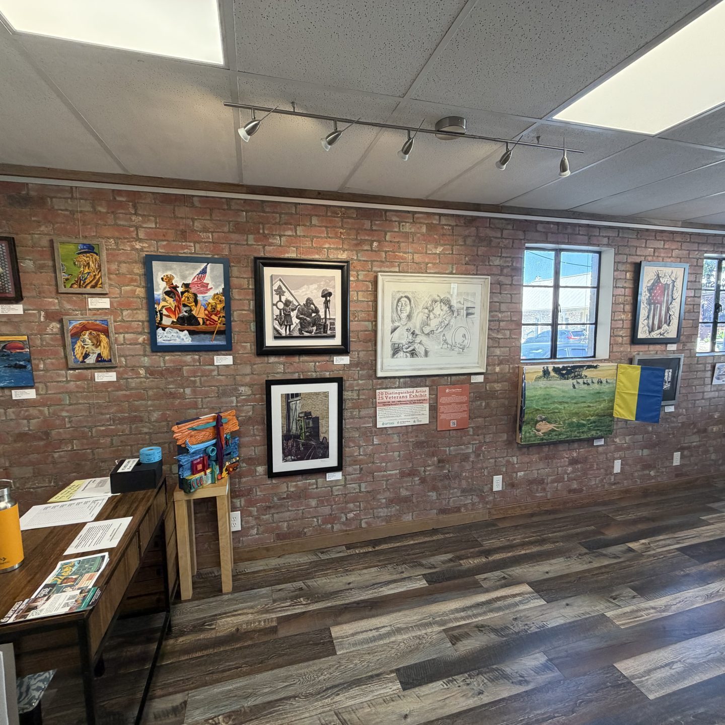 Veteran artwork from the 16th annual distinguished artist veterans exhibit