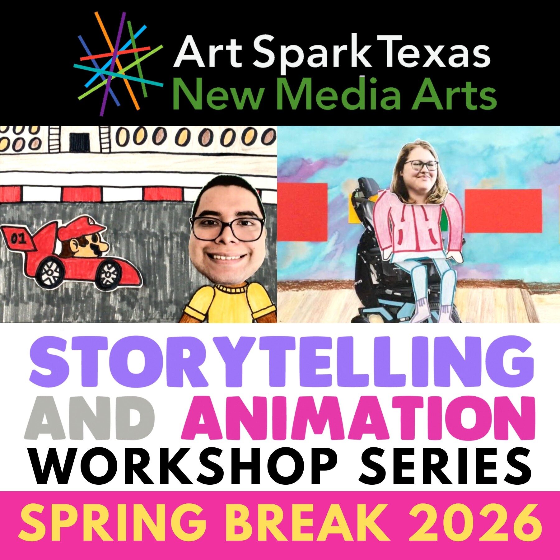 Storytelling and Animation Workshop Series Spring Break 2026