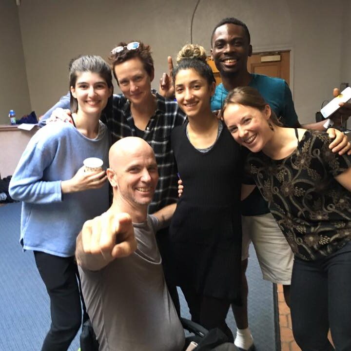 Dwayne with fellow AXIS Dance summer intensive participants