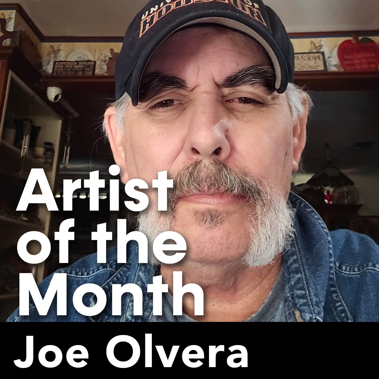 Joe Olvera, the Art Spark Texas Artist of the Month for December 2025