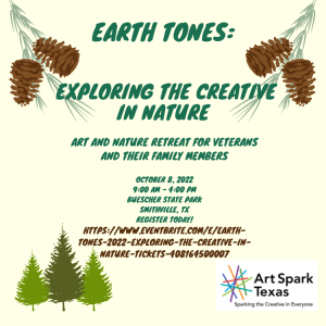 Flyer for Earth Tones event