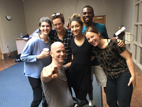 Dwayne with fellow AXIS Dance summer intensive participants