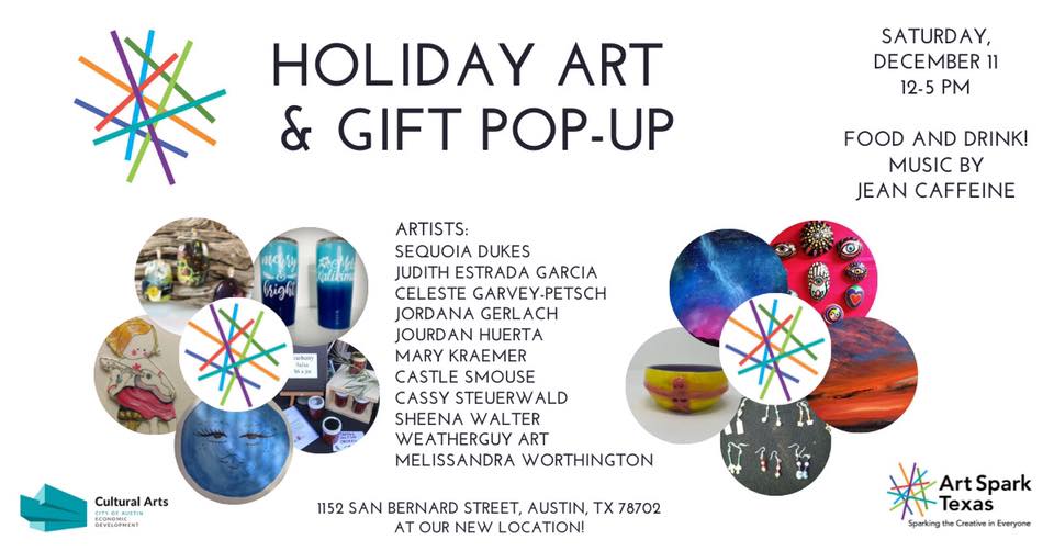 holiday art and gift pop-up