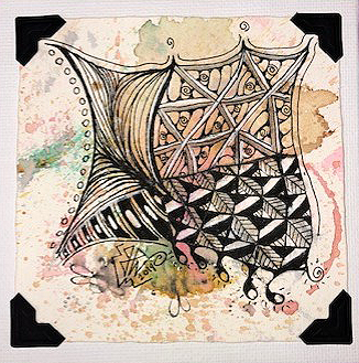Zentangled inspired art by gina p. woodruff