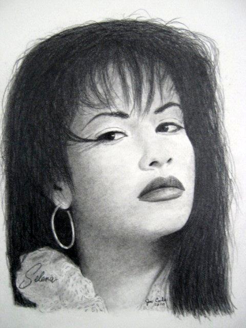 Graphite drawing of Selena
