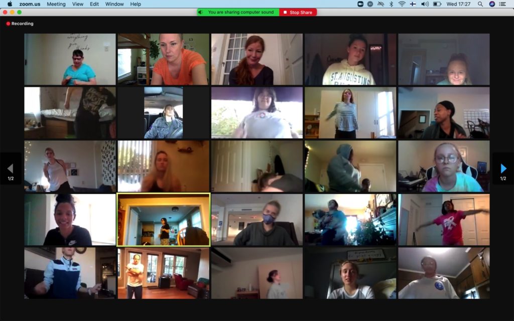 Silva conducting dance progam online