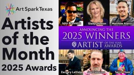 Artist of the Month for September is our Artist of the Year Winners - John Bramblitt, Joel Colosimo, Gladys Keeton, Matthew Alaniz, Spirit Thom and more