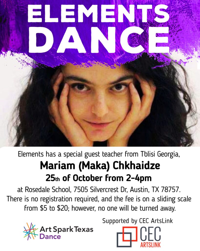 Elements Inclusive Dance - no experience required for those with and without disabilities - from Art Spark Texas